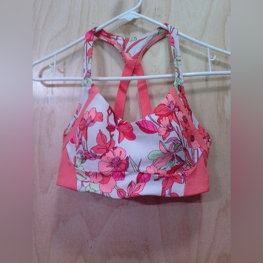 A sports bra